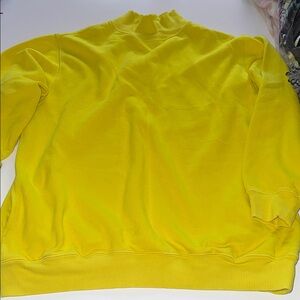 aerie Sunny Yellow Pullover Sweatshirt